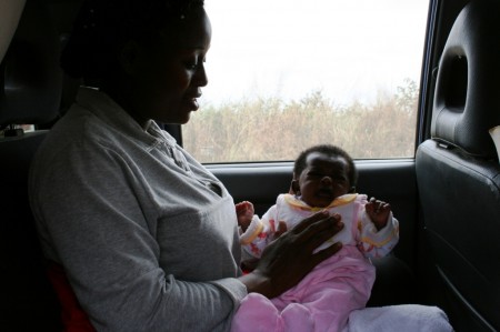 en voiture avec Anne